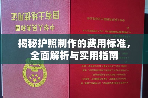 三亚揭秘护照制作的费用标准，全面解析与实用指南