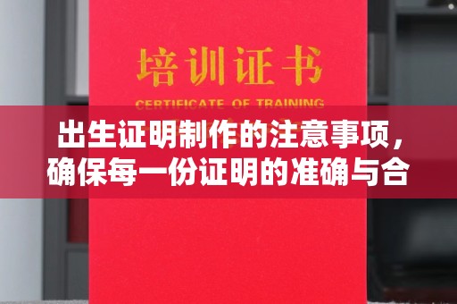 三亚出生证明制作的注意事项，确保每一份证明的准确与合法