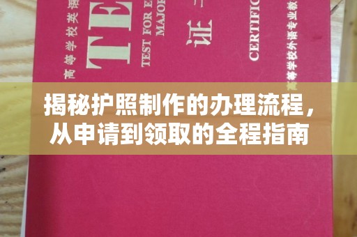 三亚揭秘护照制作的办理流程，从申请到领取的全程指南