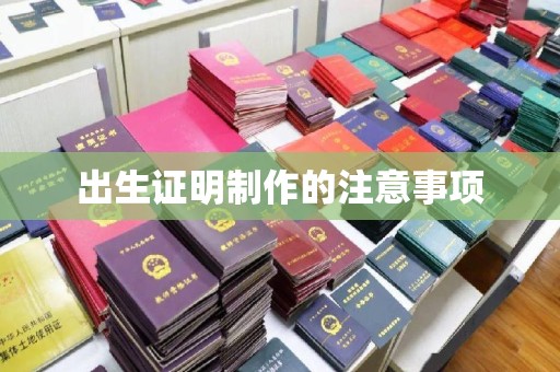 三亚出生证明制作的注意事项