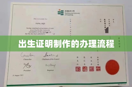 三亚出生证明制作的办理流程
