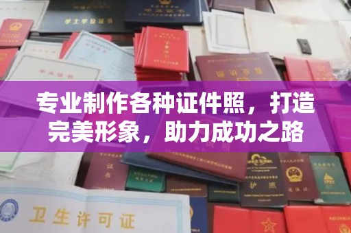 三亚专业制作各种证件照，打造完美形象，助力成功之路